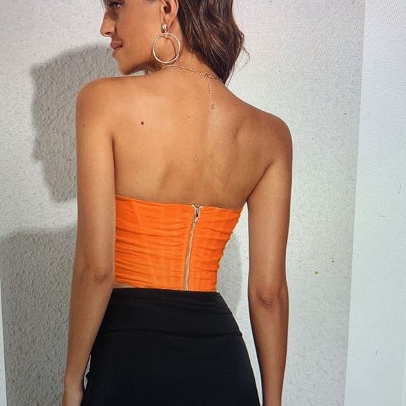 ❌SOLD❌Orange bustier corset - Picture 4 of 5